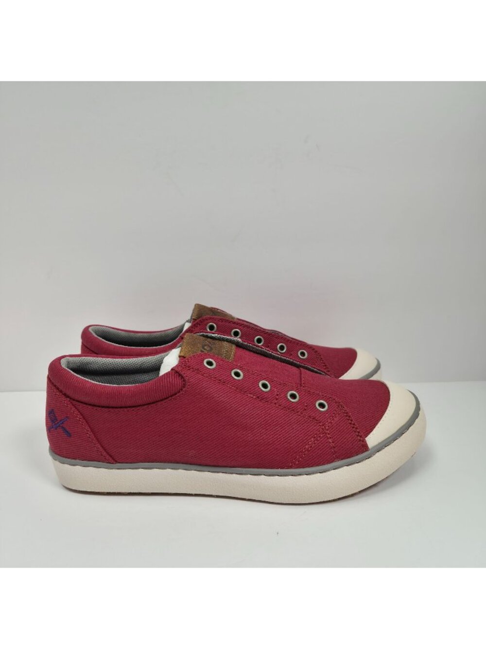 Mozo Maven Women's Red Canvas Work Shoes US Size 7 SAMPLE
